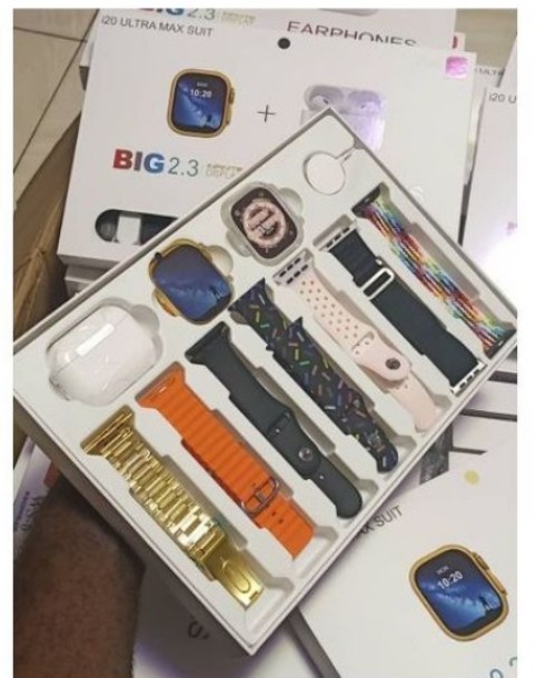 SMARTWATCH I20 ULTRA MAX SUIT 10 IN 1